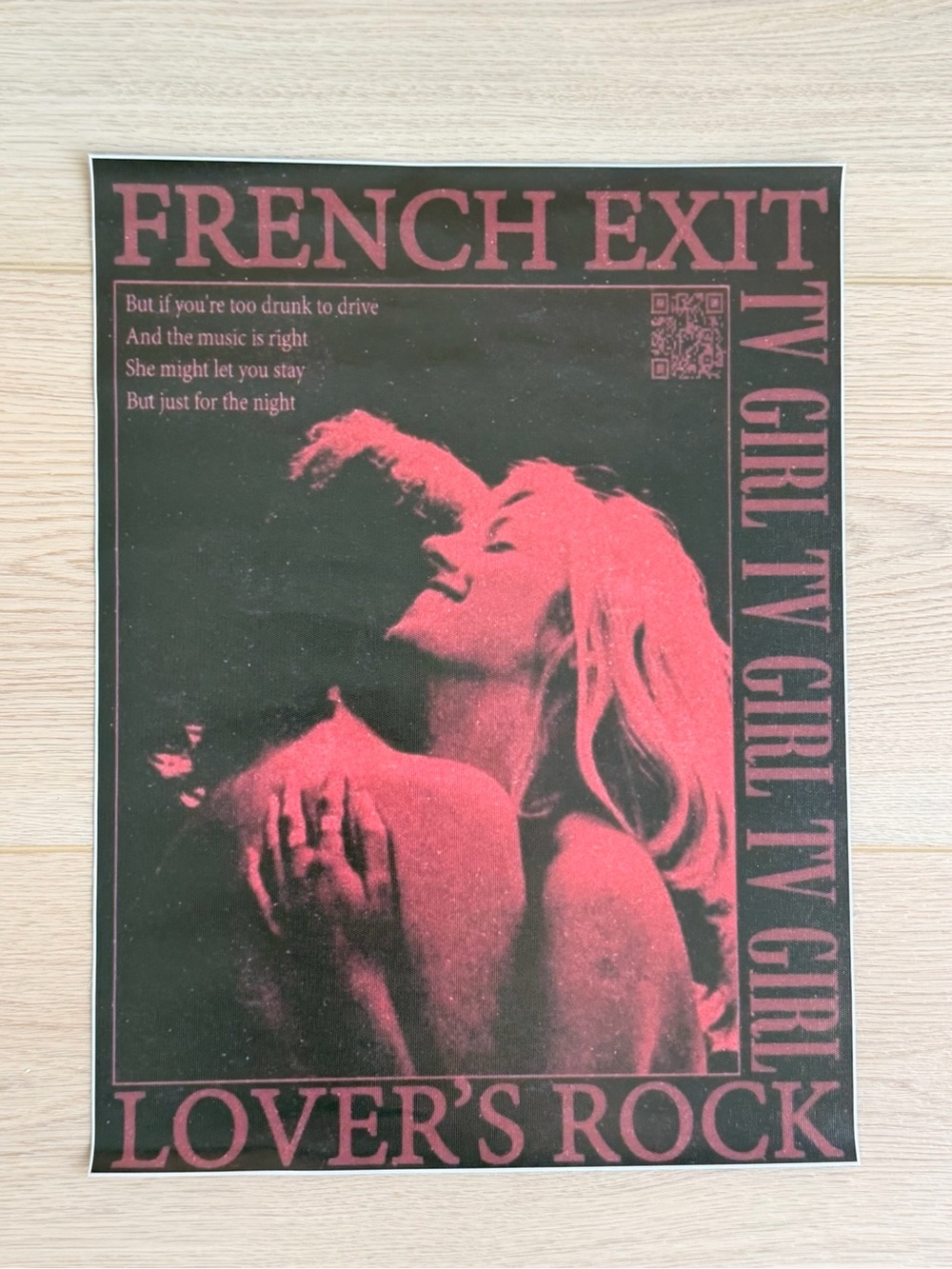 TV Girl Band Canvas Art Print Poster